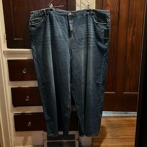 NWT Eloquii wide leg blue jeans